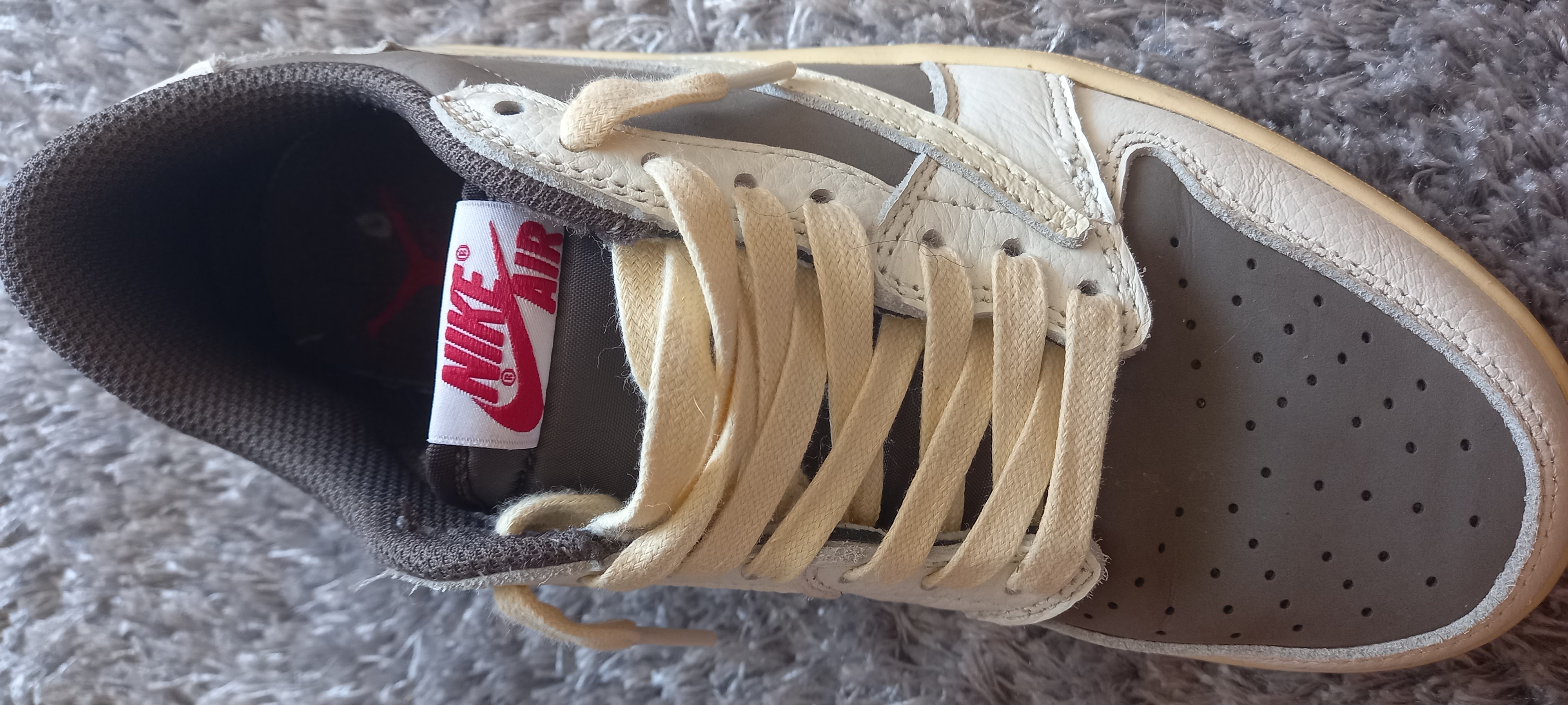 G5 Air Jordan 1 Low White BrownBarb Travis Scott,DM7866-162 review Mafaka 03