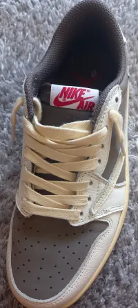Cool Kicks | G5 Air Jordan 1 Low White BrownBarb Travis Scott,DM7866-162 review 2