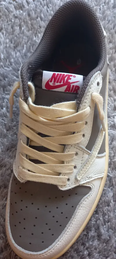 Cool Kicks | G5 Air Jordan 1 Low White BrownBarb Travis Scott,DM7866-162 review Mafaka 02
