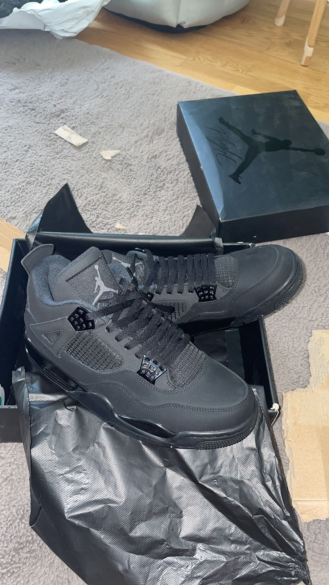 (Flash Sale) PKGoden Air Jordan 4 Retro Black Cat ,CU1110-010 review 0