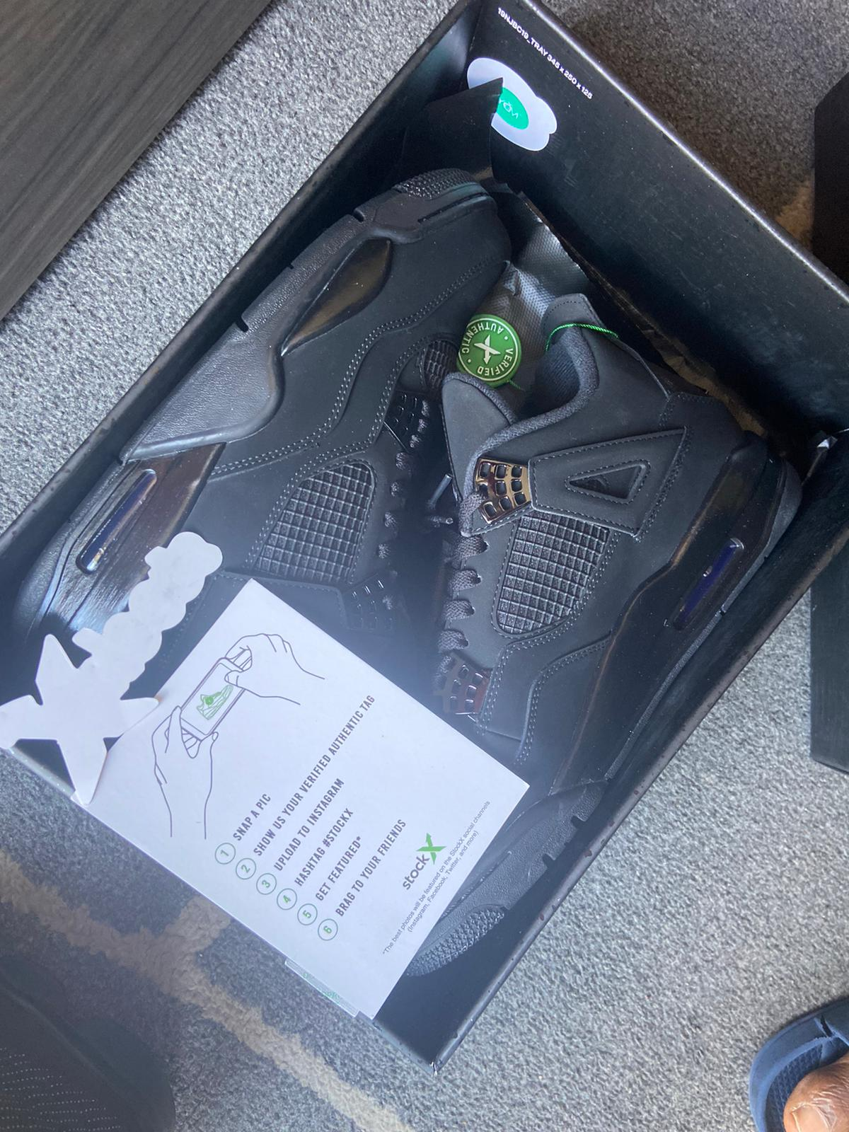 (Flash Sale) PKGoden Air Jordan 4 Retro Black Cat ,CU1110-010 review 0