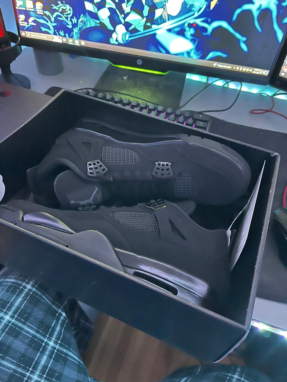 (Flash Sale) PKGoden Air Jordan 4 Retro Black Cat ,CU1110-010 review 0