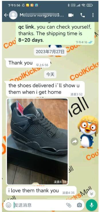 (Flash Sale) PKGoden Air Jordan 4 Retro Black Cat ,CU1110-010 review 1