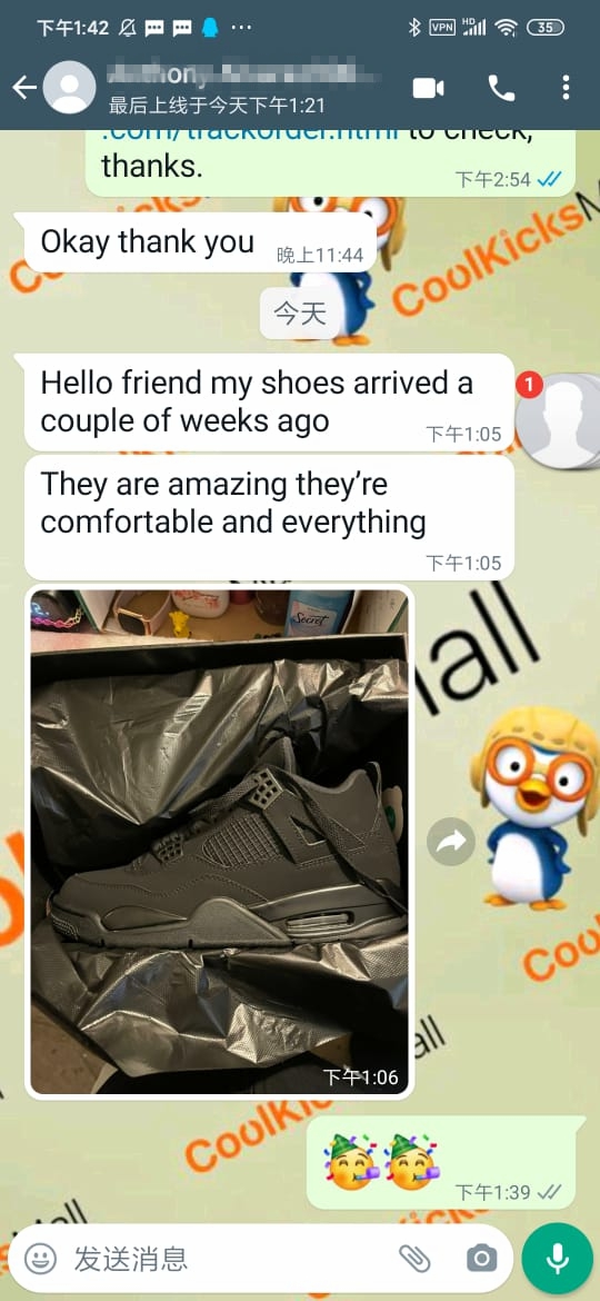 (Flash Sale) PKGoden Air Jordan 4 Retro Black Cat ,CU1110-010 review 1