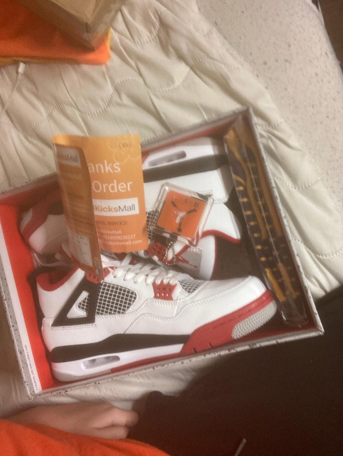 Cool Kicks | GET Air Jordan 4 Fire Red,DC7770-160   review Customer coolkicks reviews from whatsapp 00