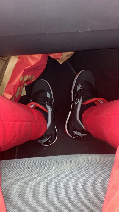 PKGoden Air Jordan 4 Retro Bred (2019),308497-060 review coolkicksmall  00