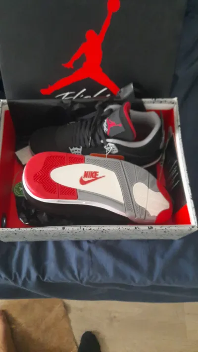 PKGoden Air Jordan 4 Retro Bred (2019),308497-060 review customer feedback 00