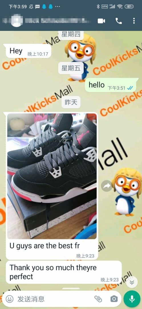 PKGoden Air Jordan 4 Retro Bred (2019),308497-060 review customer feedback