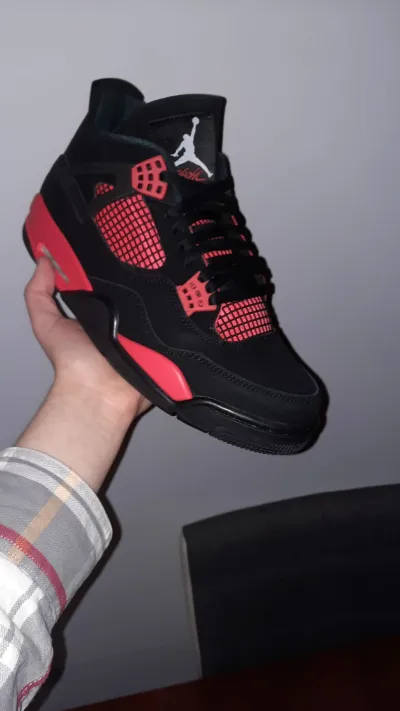 PKGoden Air Jordan 4 Retro Red Thunder, CT8527-016 review coolkicksmall  00