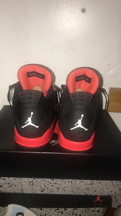 PKGoden Air Jordan 4 Retro Red Thunder, CT8527-016 review coolkicksmall  00