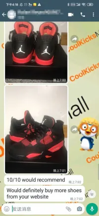 PKGoden Air Jordan 4 Retro Red Thunder, CT8527-016 review 2