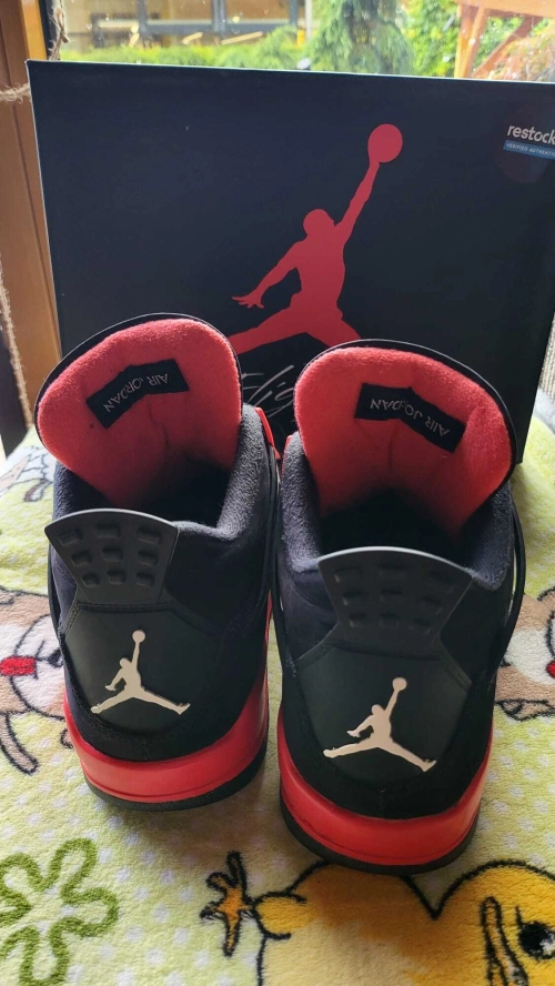 PKGoden Air Jordan 4 Retro Red Thunder, CT8527-016 review 