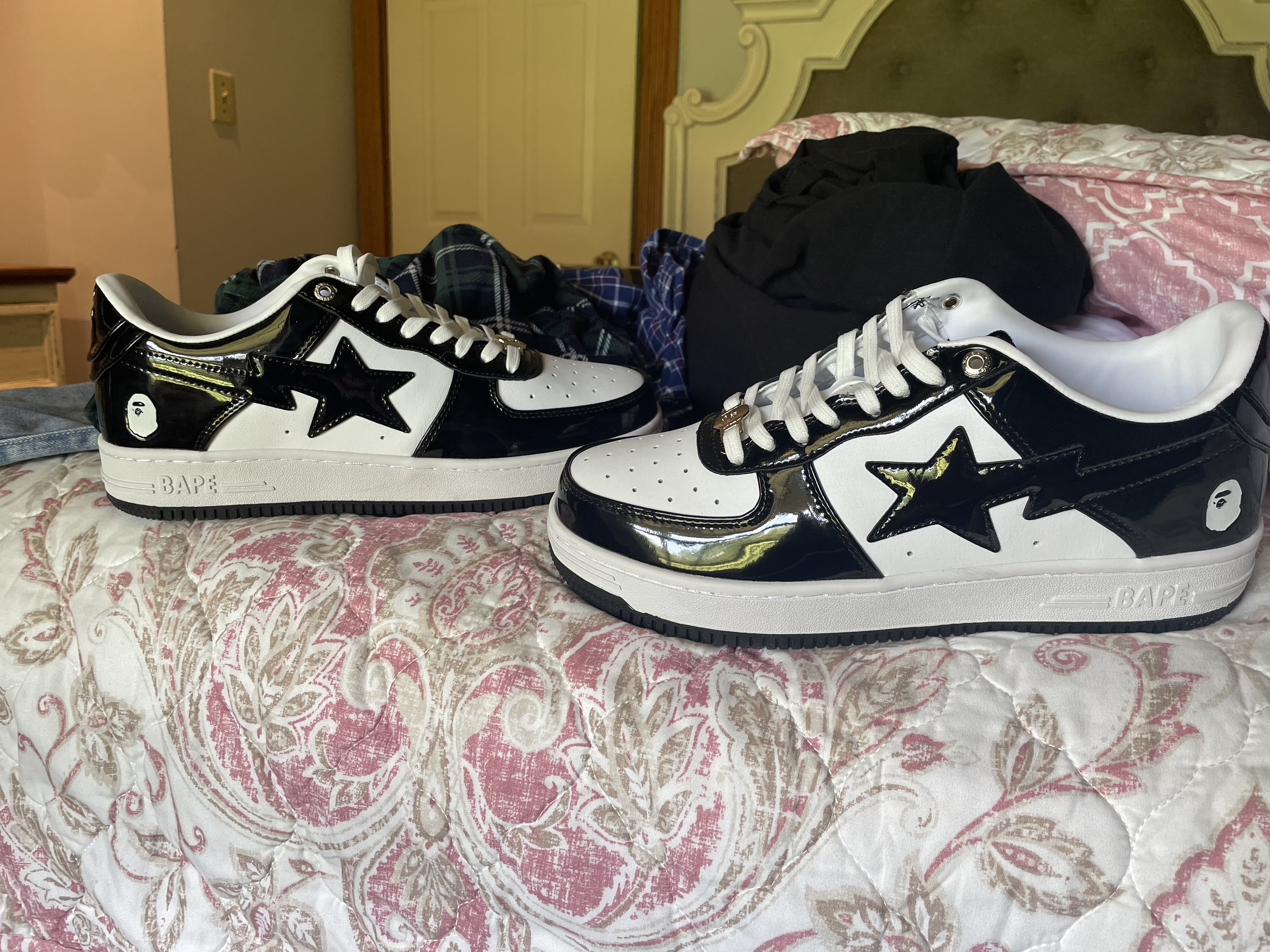 G5 A Bathing Ape Bape Sta Low Black White, 1H70-191-001 review Aldo 00