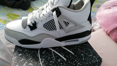 Cool Kicks | GET Air Jordan 4 Retro Military Black,  DH6927-111 review coolkicksmall 01