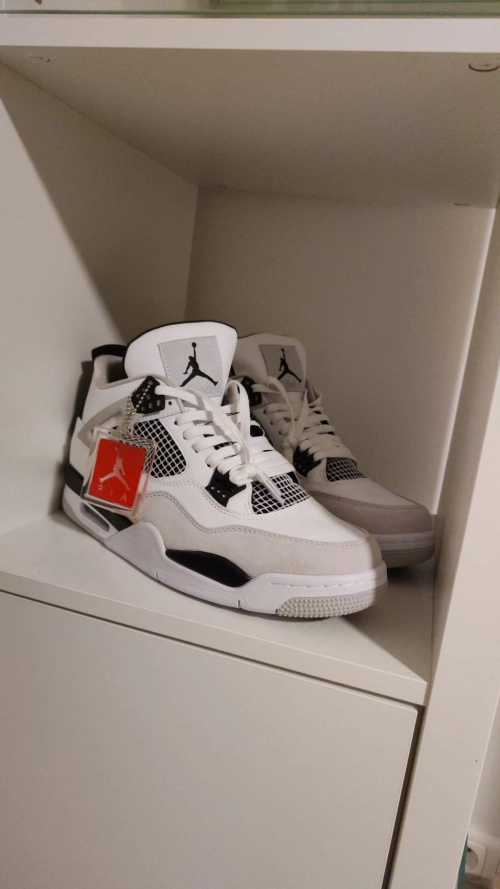 Cool Kicks | GET Air Jordan 4 Retro Military Black,  DH6927-111 review 