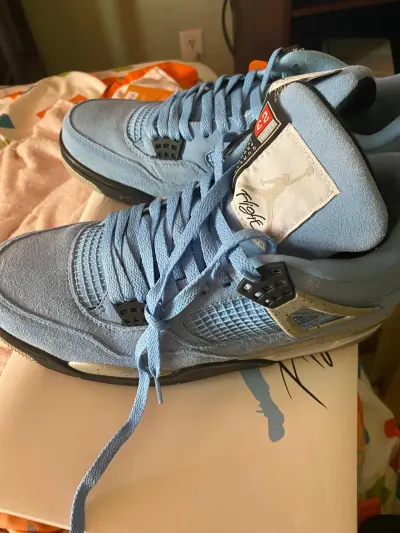 GET Air Jordan 4 SE University Blue, CT8527-400 review Customer coolkicks reviews from whatsapp 00