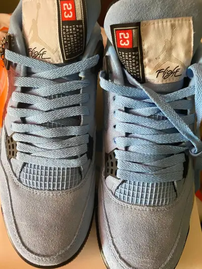 GET Air Jordan 4 SE University Blue, CT8527-400 review Customer coolkicks reviews from whatsapp 01