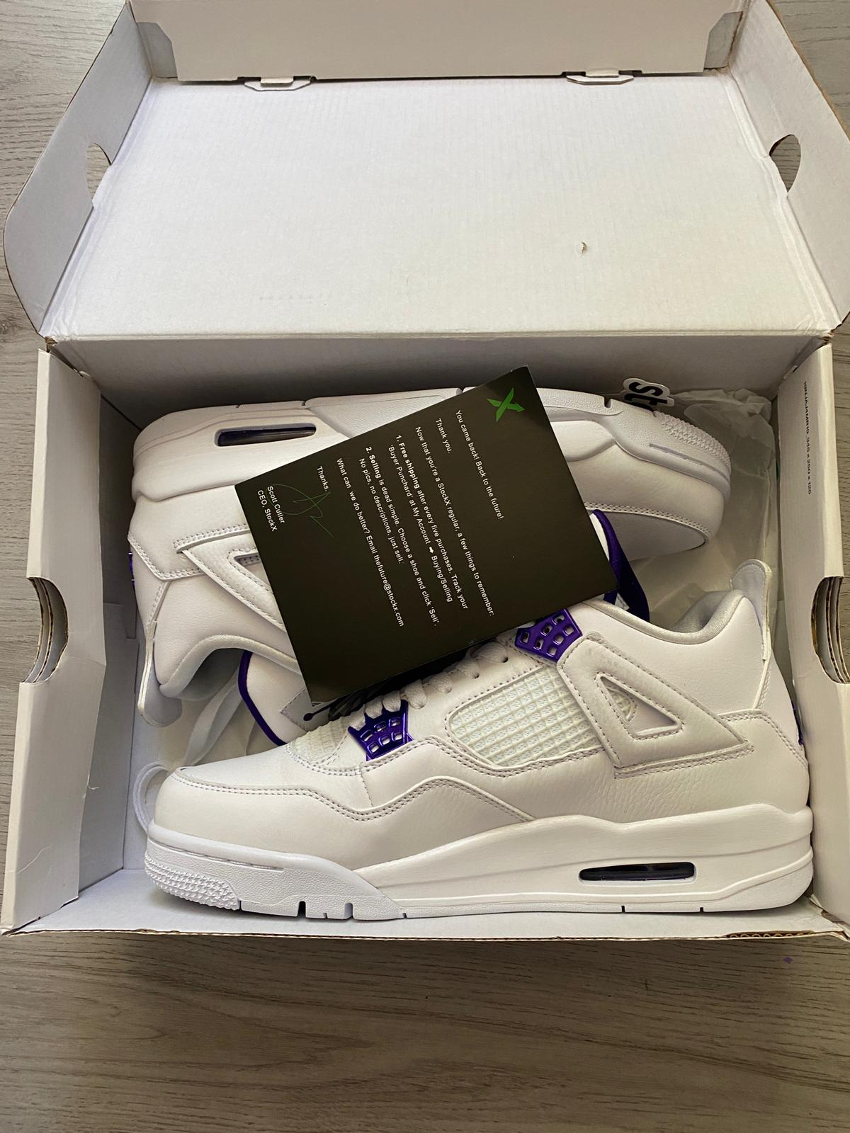 PKGoden Air Jordan 4 Retro Metallic Purple,CT8527-115 review coolkicksmall 01