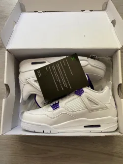 PKGoden Air Jordan 4 Retro Metallic Purple,CT8527-115 review coolkicksmall  02