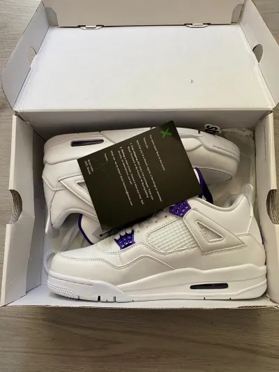 PKGoden Air Jordan 4 Retro Metallic Purple,CT8527-115 review coolkicksmall  01