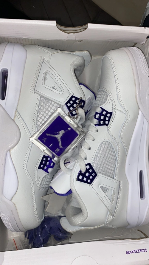 PKGoden Air Jordan 4 Retro Metallic Purple,CT8527-115 review 