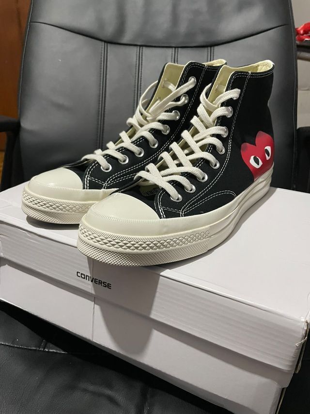Cool Kicks | BoostMasterLin CDG Play x Converse Chuck Taylor All Star 70 High Top,150204C review 1