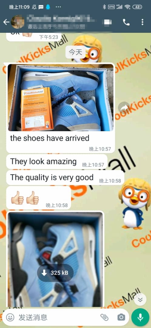 PKGoden Air Jordan 4 Retro University Blue,CT8527-400 review coolkicksmall reviews 02