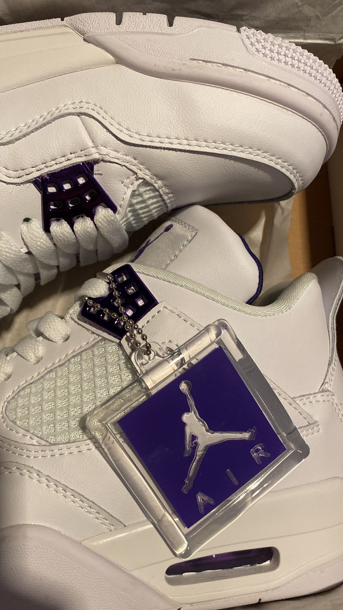 Cool Kicks | GET Air Jordan 4 Retro Metallic Purple, CT8527-115 review 0