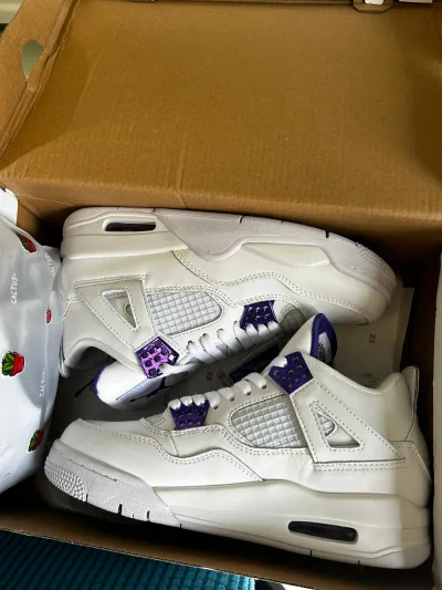 Cool Kicks | GET Air Jordan 4 Retro Metallic Purple, CT8527-115 review coolkicksmall reviews 00