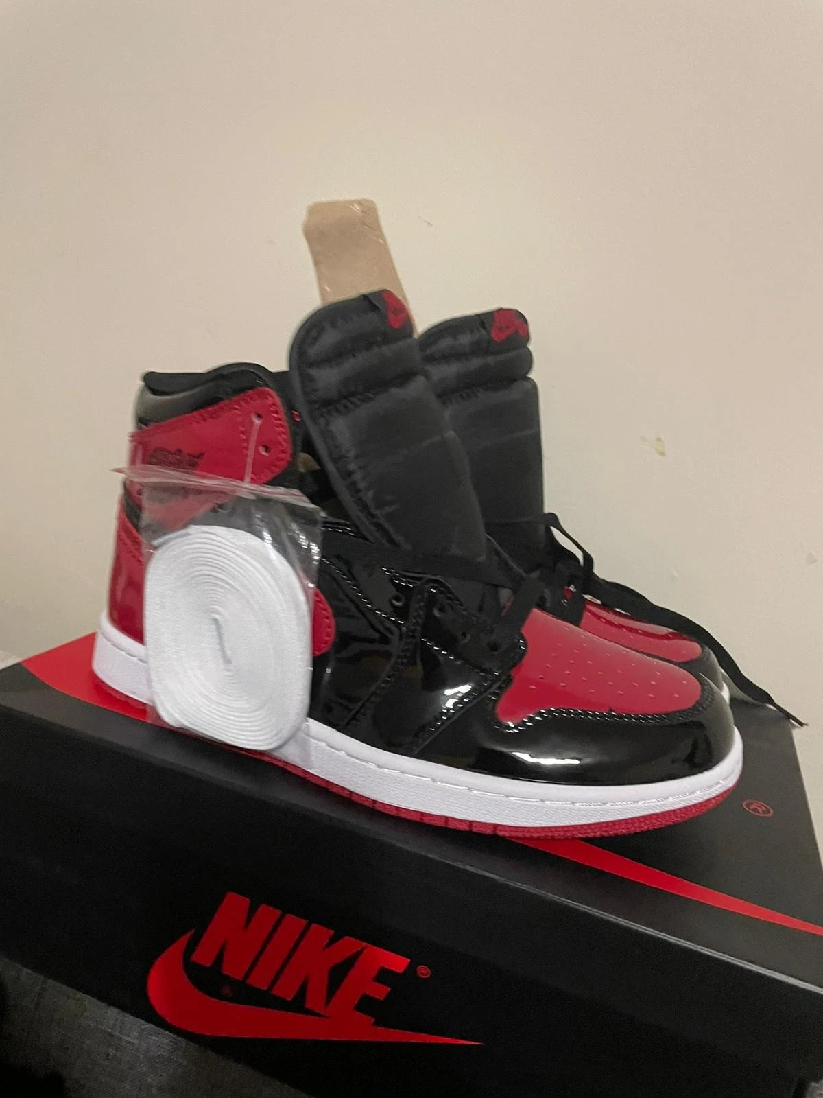 G5 Air Jordan 1 High GET Bred Patent,555088-063 review 0
