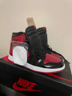 G5 Air Jordan 1 High GET Bred Patent,555088-063 review coolkicksmall  01
