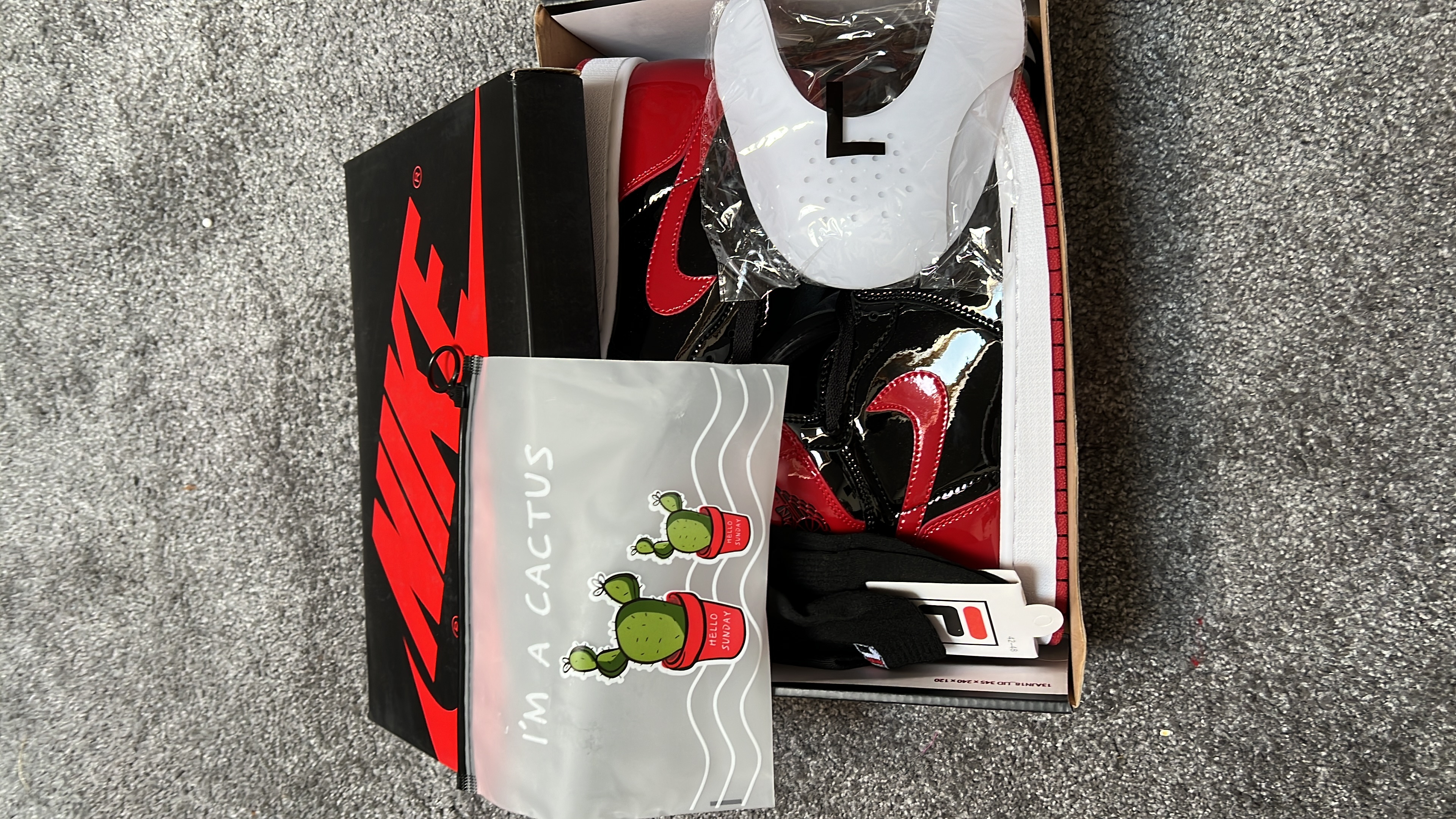 G5 Air Jordan 1 High GET Bred Patent,555088-063 review 0