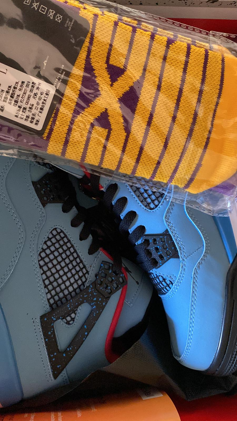 Replica Air Jordan 4 Retro Travis Scott Cactus Jack, 308497-406 review customer feedback 01