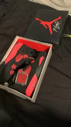 Cool Kicks | GET Air Jordan 4 Retro Red Thunder, CT8527-016  review coolkicksmall reviews 01