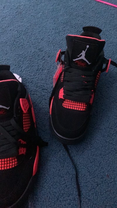 Cool Kicks | GET Air Jordan 4 Retro Red Thunder, CT8527-016  review sani 00