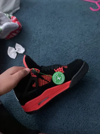 Cool Kicks | GET Air Jordan 4 Retro Red Thunder, CT8527-016  review sani 01