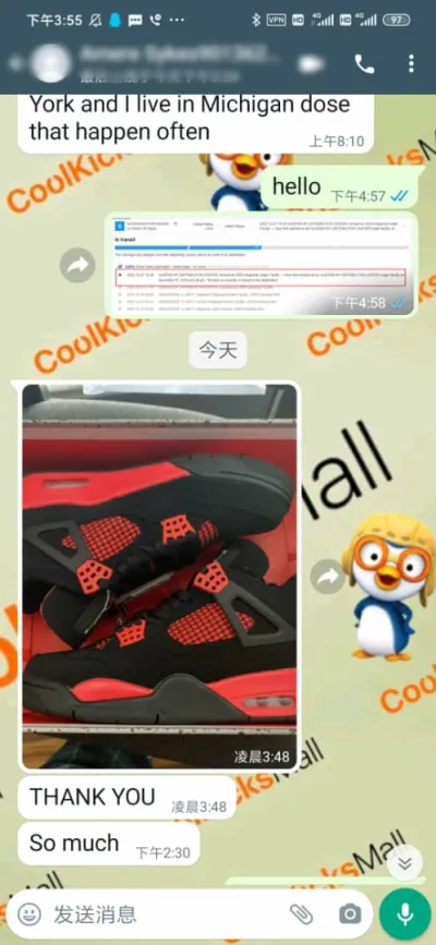 Cool Kicks | GET Air Jordan 4 Retro Red Thunder, CT8527-016  review customer feedback 02