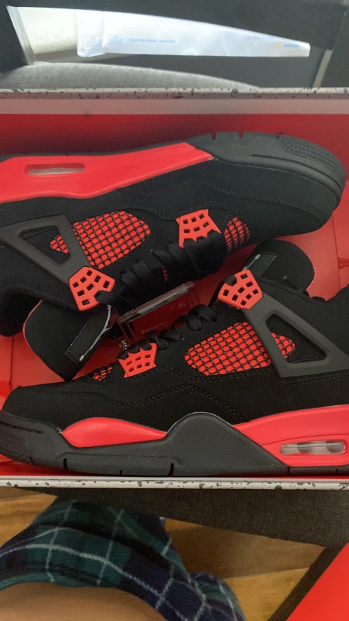 Cool Kicks | GET Air Jordan 4 Retro Red Thunder, CT8527-016  review 