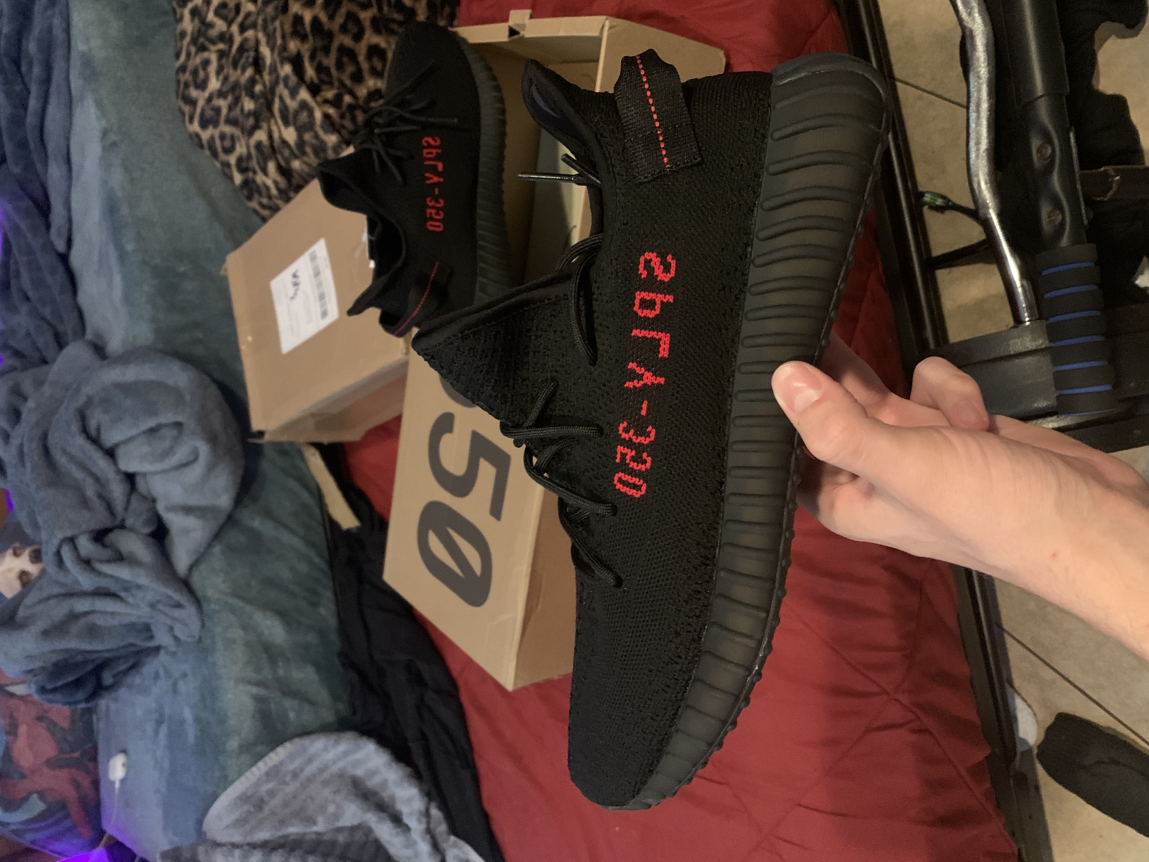 Cool Kicks | G5  Yeezy Boost 350 V2 Black Red,CP9652 review 0