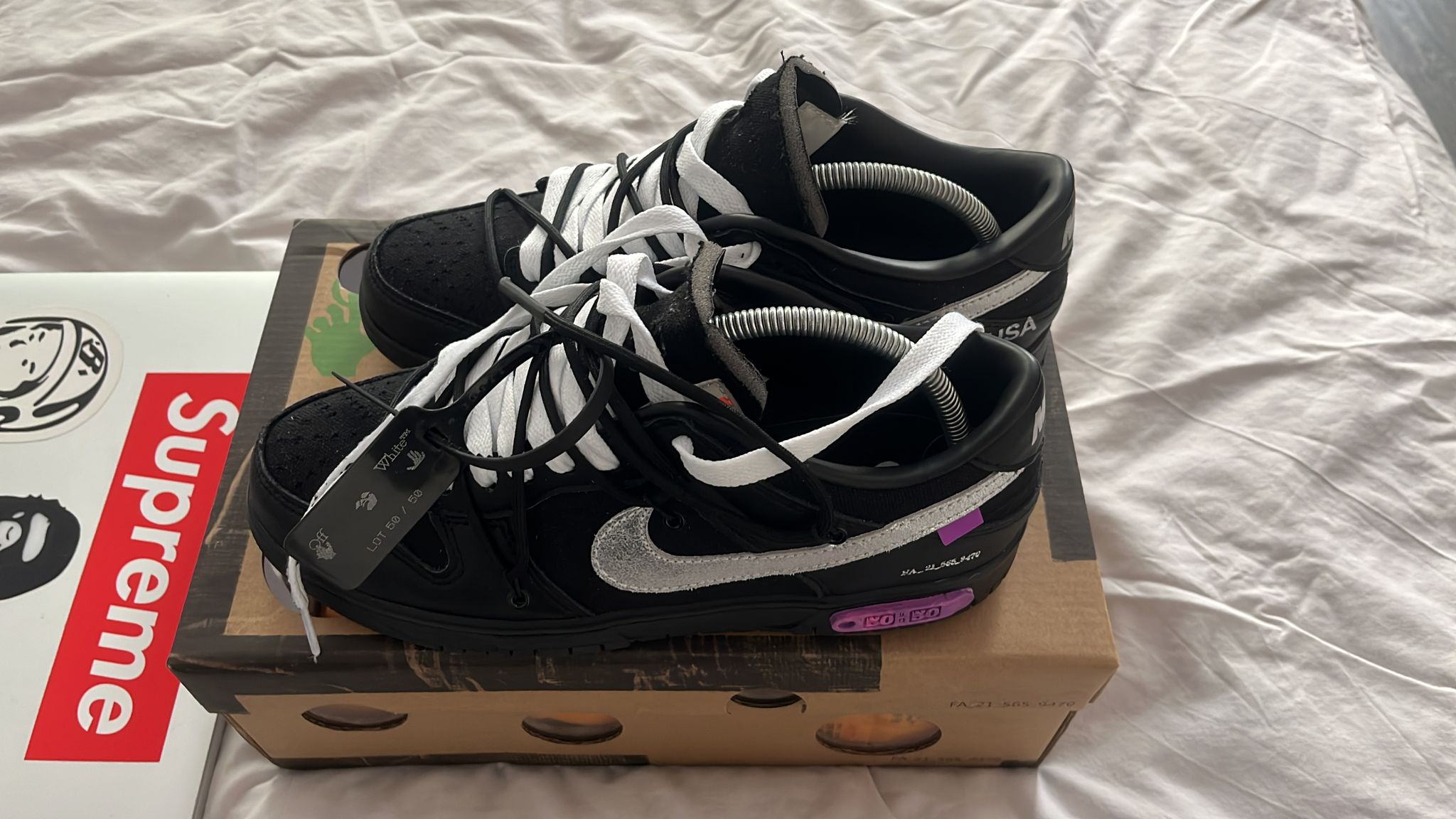 Cool Kicks | PKGoden OFF WHITE Dunk SB Low The 50 NO.50 review customer feedback 01