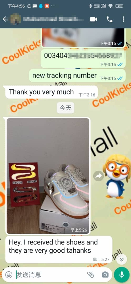 Cool Kicks |  PKGoden Air Force 1 Low Travis Scott Sail,AQ4211-101 review customer feedback 01