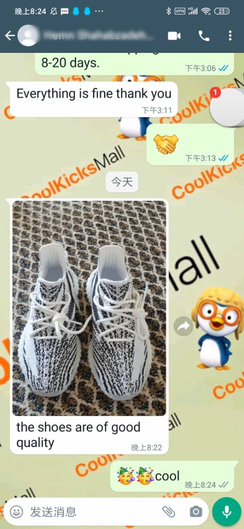 Coolkicks G5 Yeezy Boost 350 V2 Zebra,CP9654 review 1