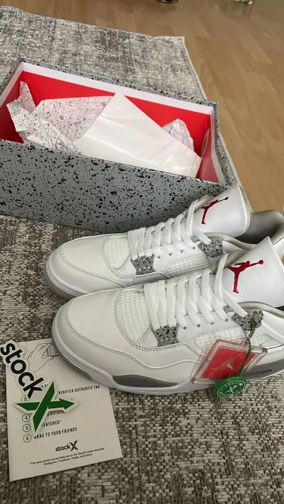 PKGoden Air Jordan 4 Retro White Oreo,CT8527-100 review coolkicksmall 00