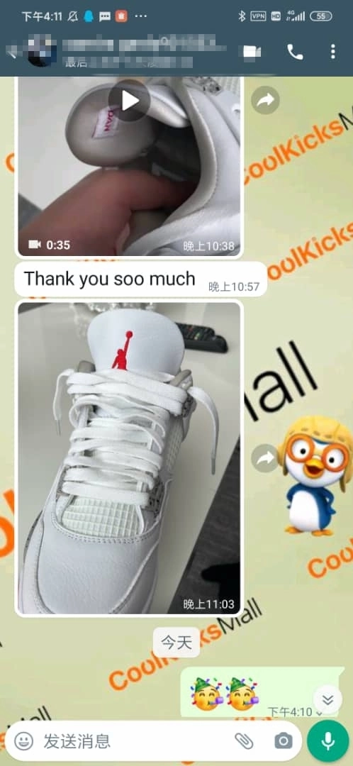 PKGoden Air Jordan 4 Retro White Oreo,CT8527-100 review 