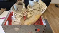 PKGoden Air Jordan 4 Retro Off-White Sail, CV9388-100 review 1