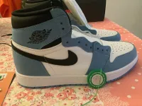 Cool Kicks website | GET Air Jordan 1 Retro High White University Blue Black,555088-134 review 0