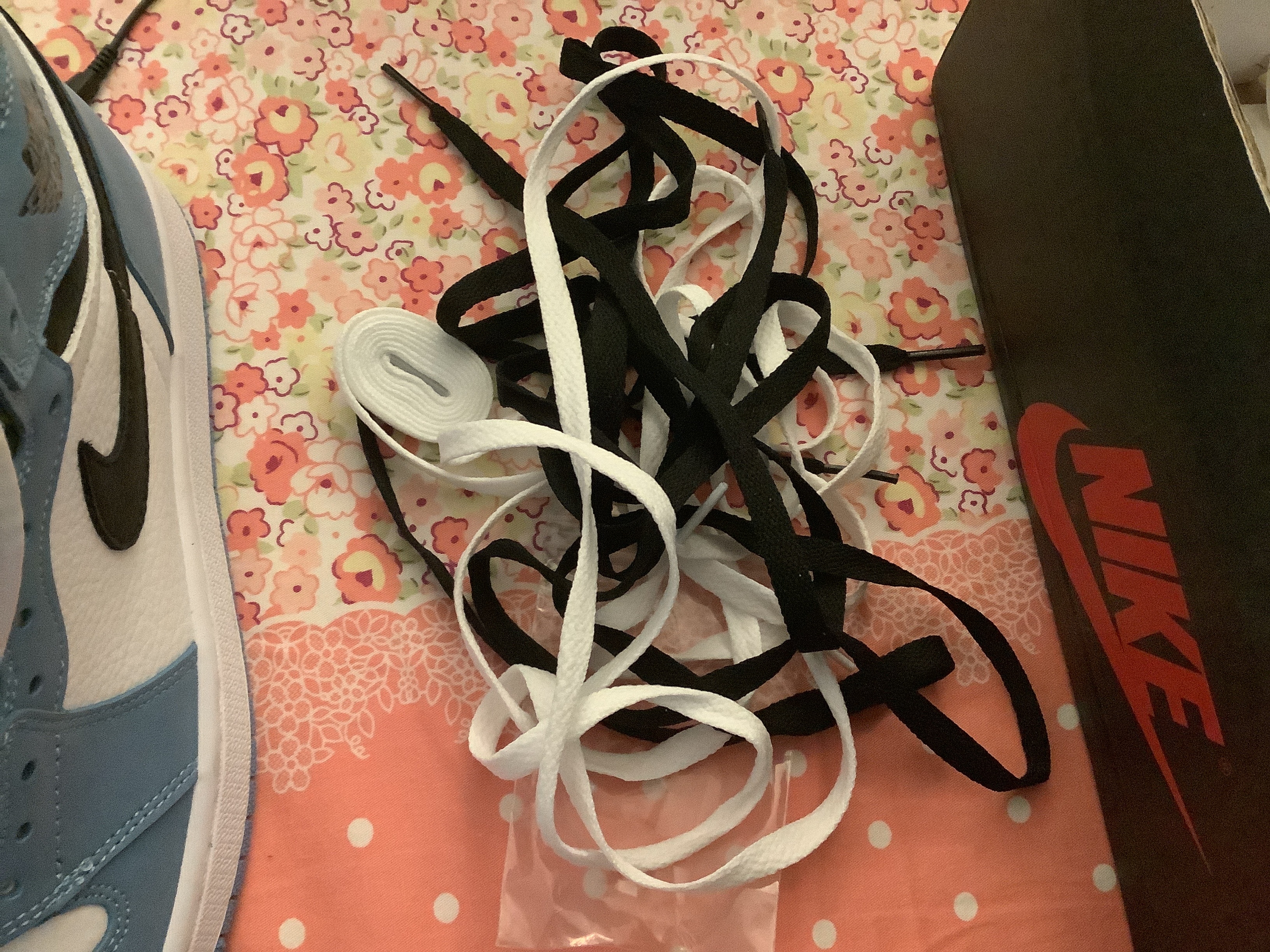 Cool Kicks website | GET Air Jordan 1 Retro High White University Blue Black,555088-134 review Aarom 02