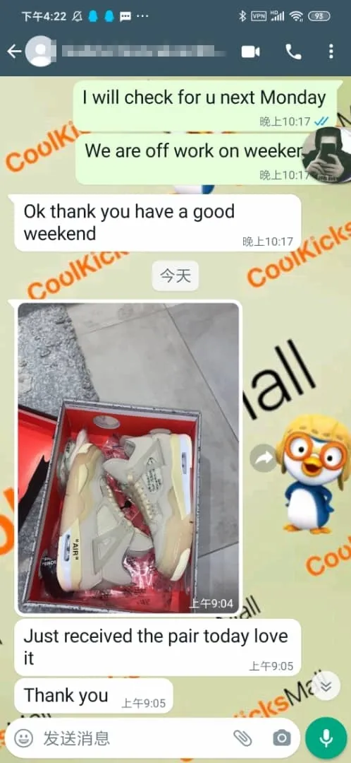 Replica Air Jordan 4 Retro Off-White Sail ,CV9388-100 review 