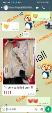 Coolkicks | GET Air Jordan 4 Retro Off-White Sail ,CV9388-100 review 1