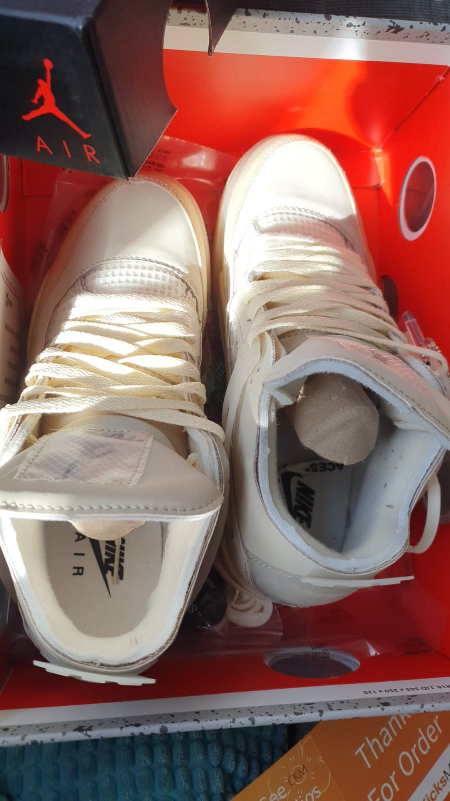 Coolkicks | GET Air Jordan 4 Retro Off-White Sail ,CV9388-100 review Adnan Elraaid